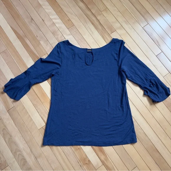 Lilly Pulitzer Navy Blue Top - Picture 2 of 3